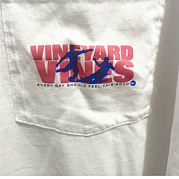 Vineyard Vines White and Red Graphic Tee - Picture 3 of 5